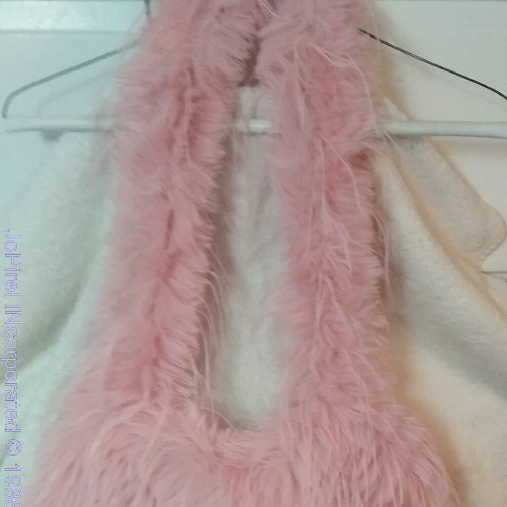 Lightweight Creme Pink Shag Heart Shaped Hobo Bag
